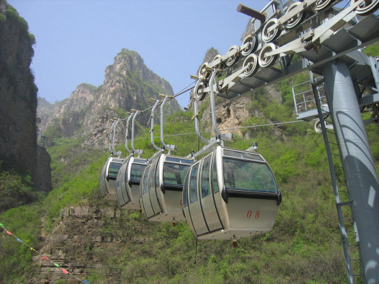 Yixiantian Ropeway of Qingyang Shennong Mountain in Henan