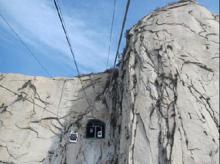 Ropeway for West Peak of Mount Hua in Shaanxi
