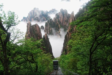 Funicular Railway for Xihai Great Canyon of Mount Huang in Anhui